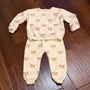 Quincy Mae Cream Baby Outfit